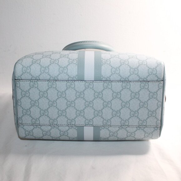 NWT GUCCI GG Supreme Web Tonal Ophidia Top Handle Duffle Shoulder Bag 772061 - Picture 7 of 11